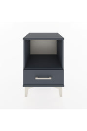 Hyperion Komodin Tek Raflı Tek Çekmeceli 44x44x64 Antrasit-Antrasit