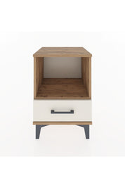 Hyperion Komodin Tek Raflı Tek Çekmeceli 44x44x64 Çam-Aytaşı