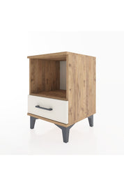 Hyperion Komodin Tek Raflı Tek Çekmeceli 44x44x64 Çam-Aytaşı