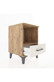 Hyperion Komodin Tek Raflı Tek Çekmeceli 44x44x64 Çam-Aytaşı