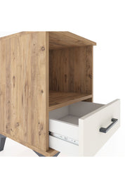 Hyperion Komodin Tek Raflı Tek Çekmeceli 44x44x64 Çam-Aytaşı