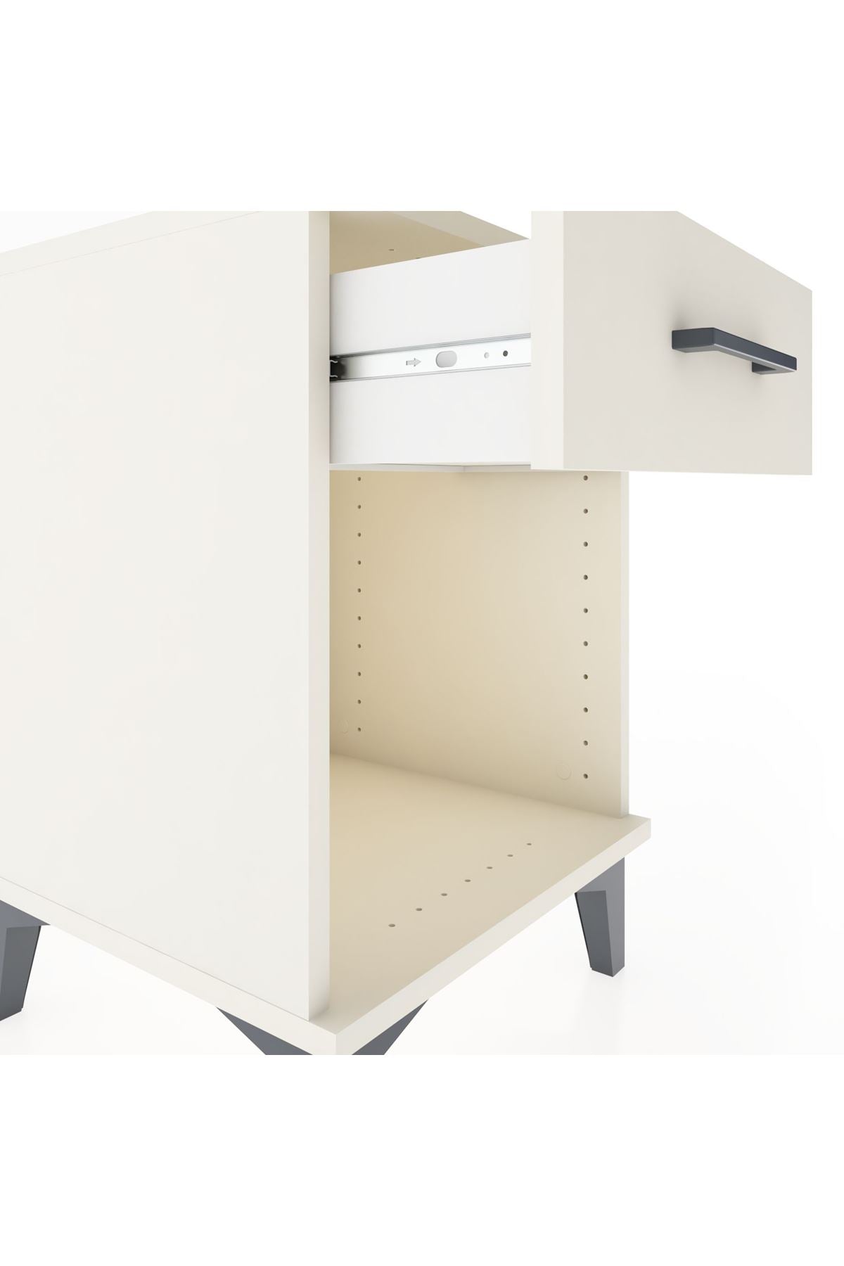 Hyperion Komodin Tek Çekmeceli 44x44x64 Aytaşı-Aytaşı