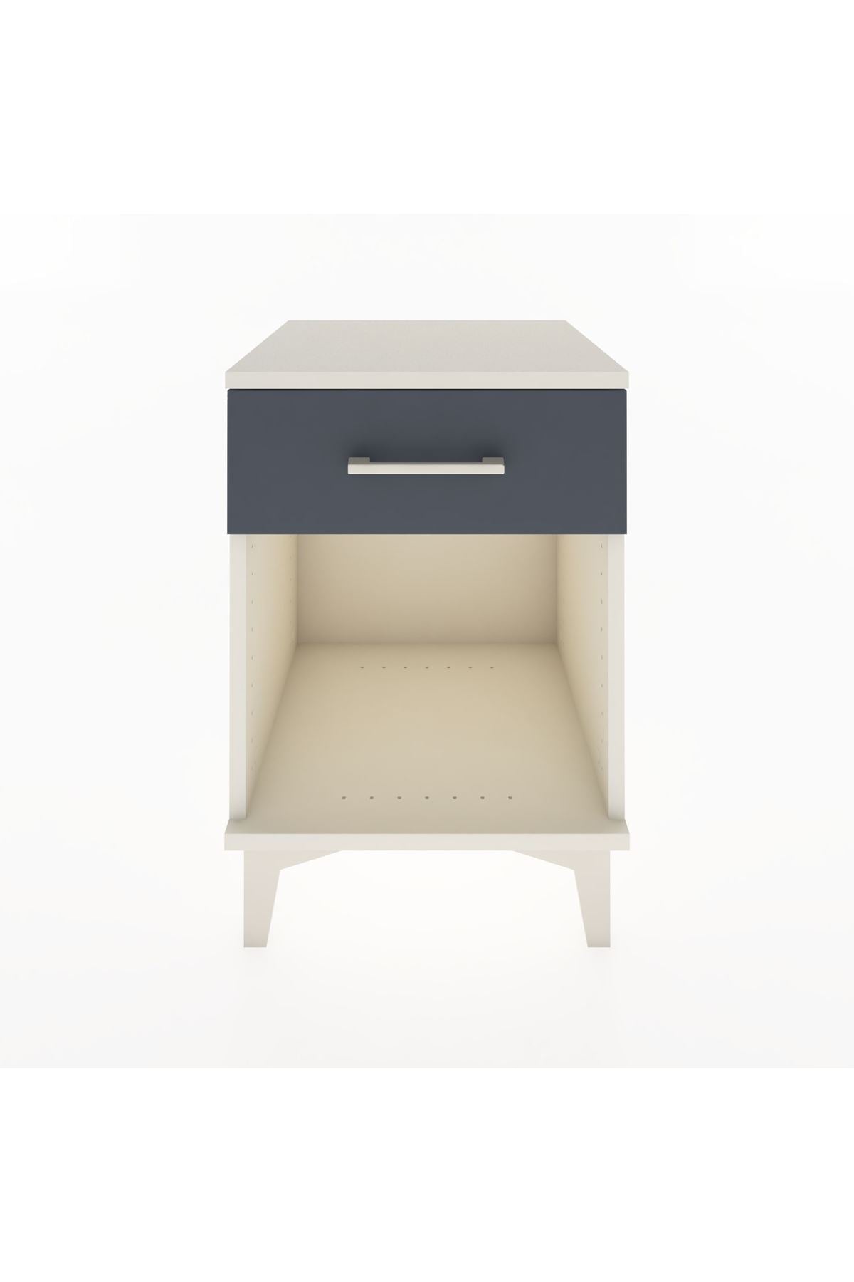 Hyperion Komodin Tek Çekmeceli 44x44x64 Aytaşı-Antrasit