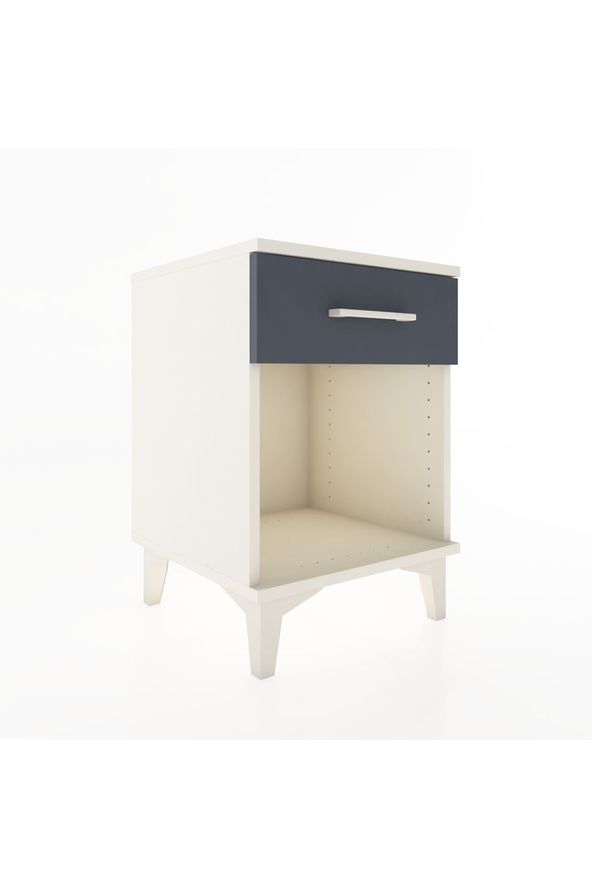 Hyperion Komodin Tek Çekmeceli 44x44x64 Aytaşı-Antrasit