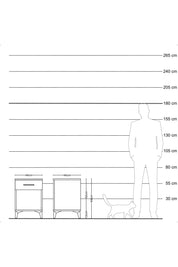 Hyperion Komodin Tek Çekmeceli 44x44x64 Aytaşı-Çam