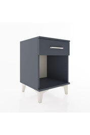 Hyperion Komodin Tek Çekmeceli 44x44x64 Antrasit-Antrasit