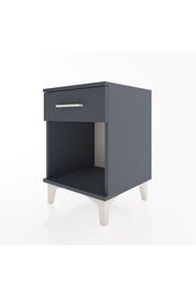 Hyperion Komodin Tek Çekmeceli 44x44x64 Antrasit-Antrasit