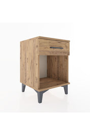 Hyperion Komodin Tek Çekmeceli 44x44x64 Çam-Çam