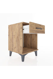 Hyperion Komodin Tek Çekmeceli 44x44x64 Çam-Çam