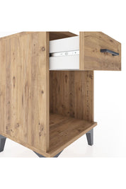 Hyperion Komodin Tek Çekmeceli 44x44x64 Çam-Çam