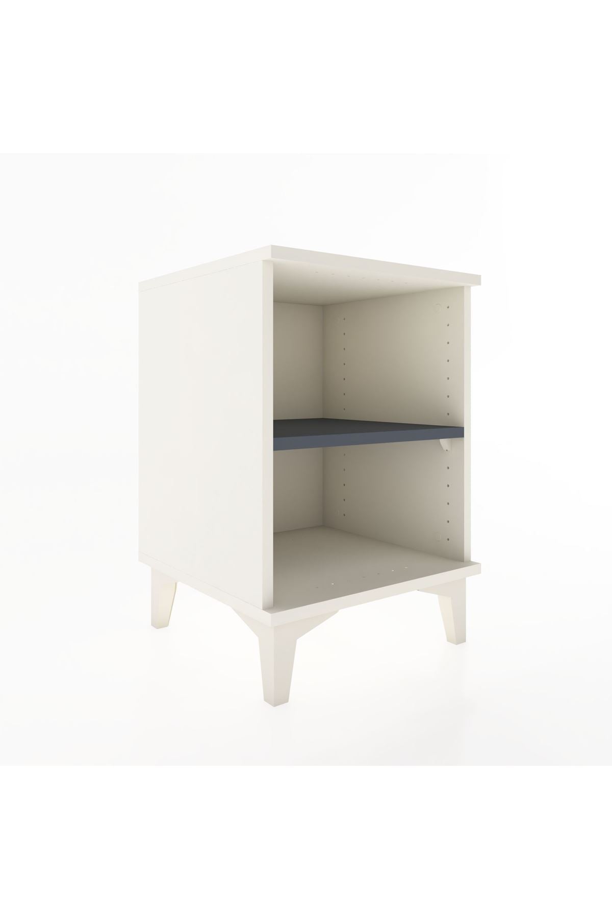 Hyperion Komodin Tek Raflı 44x44x64 Aytaşı-Antrasit