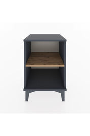 Hyperion Komodin Tek Raflı 44x44x64 Antrasit-Çam