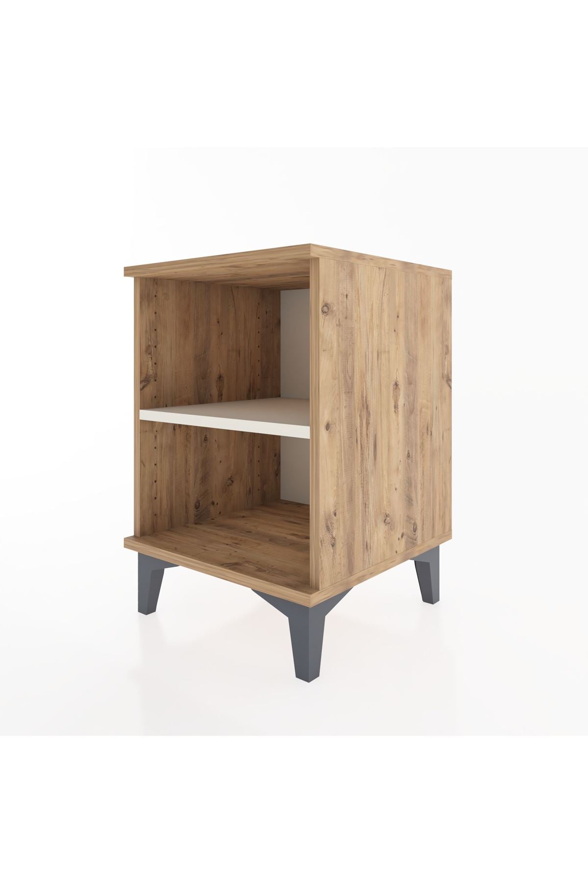 Hyperion Komodin Tek Raflı 44x44x64 Çam-Aytaşı