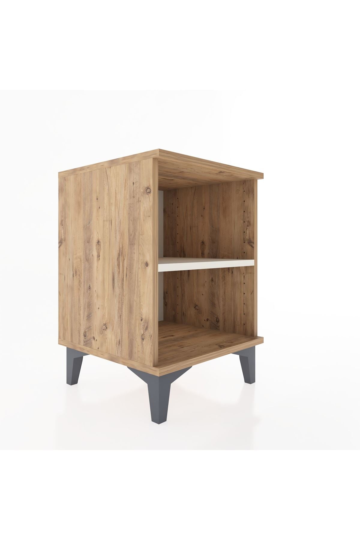 Hyperion Komodin Tek Raflı 44x44x64 Çam-Aytaşı