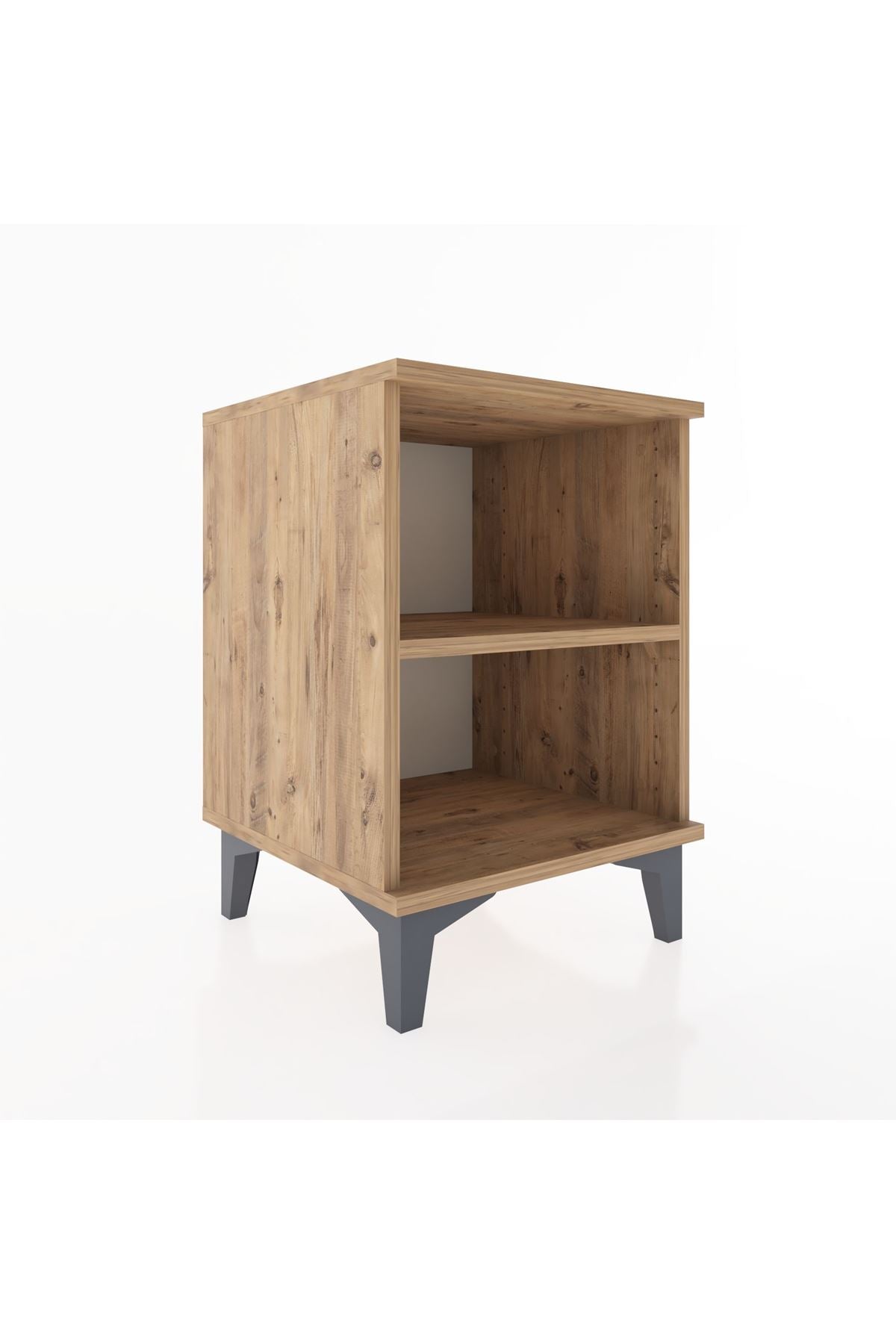 Hyperion Komodin Tek Raflı 44x44x64 Çam-Çam