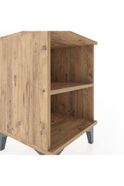 Hyperion Komodin Tek Raflı 44x44x64 Çam-Çam