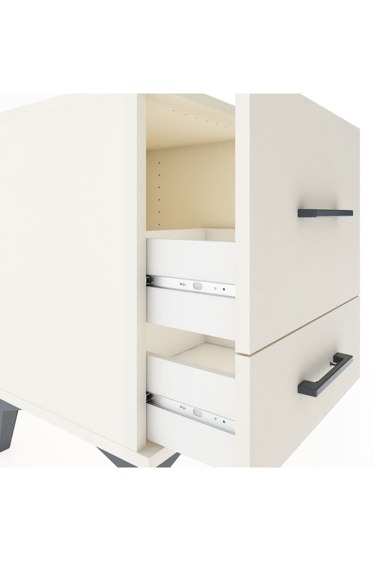 Hyperion Komodin 2 Çekmeceli 44x44x64 Aytaşı-Aytaşı