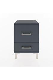 Hyperion Komodin 2 Çekmeceli 44x44x64 Antrasit-Antrasit