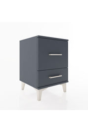 Hyperion Komodin 2 Çekmeceli 44x44x64 Antrasit-Antrasit