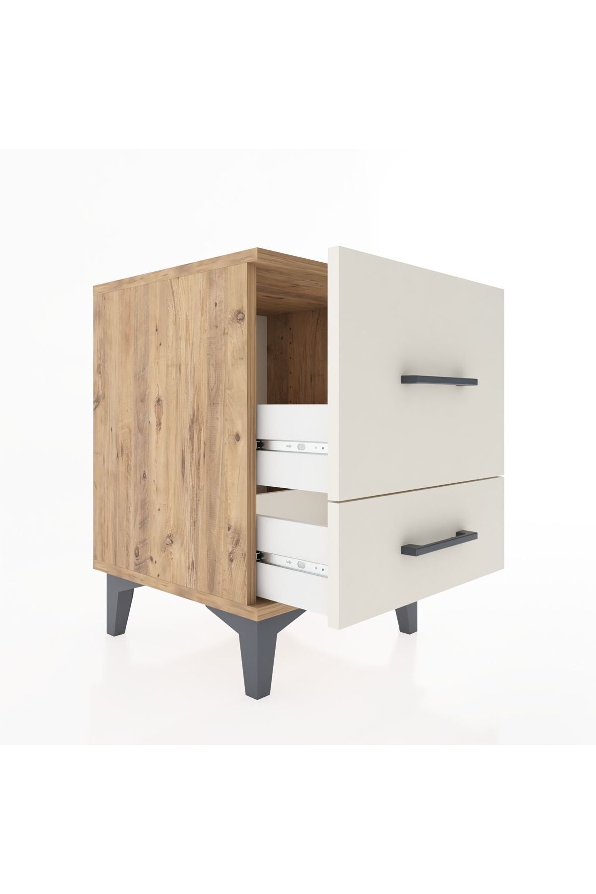 Hyperion Komodin 2 Çekmeceli 44x44x64 Çam-Aytaşı