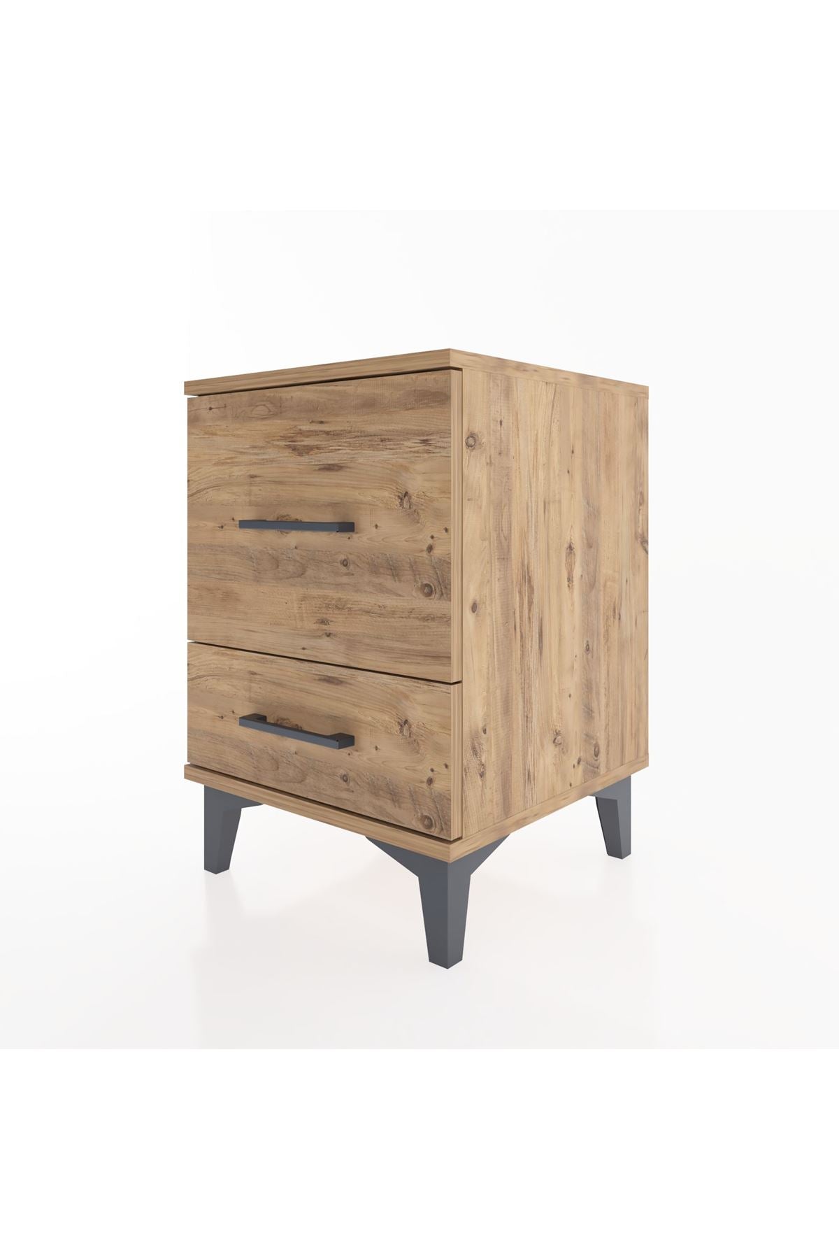 Hyperion Komodin 2 Çekmeceli 44x44x64 Çam-Çam