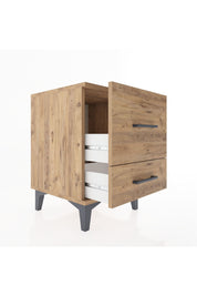 Hyperion Komodin 2 Çekmeceli 44x44x64 Çam-Çam