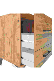 Hyperion Komodin 2 Çekmeceli 44x44x64 Çam-Çam