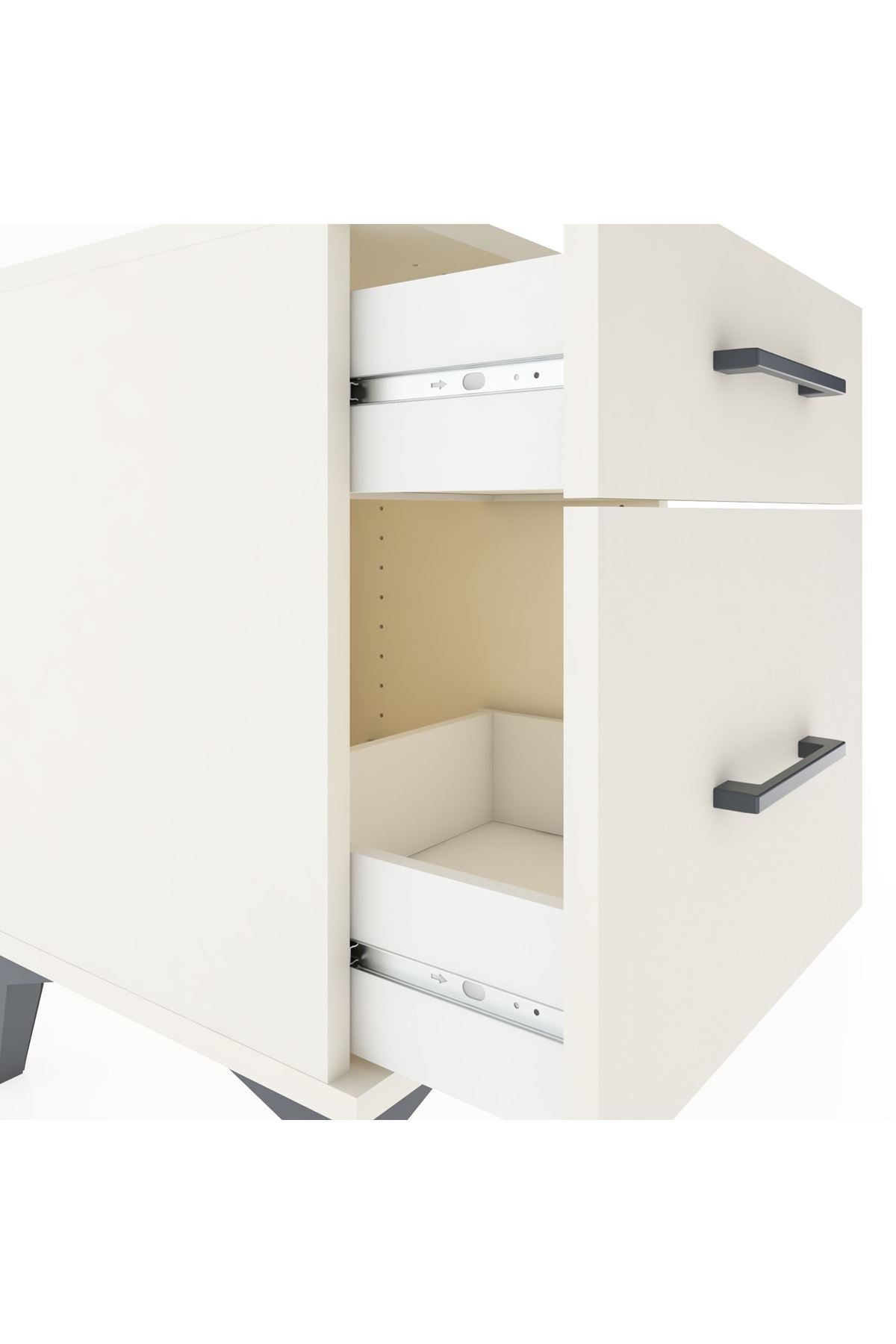 Hyperion Komodin 2 Çekmeceli 44x44x64 Aytaşı-Aytaşı