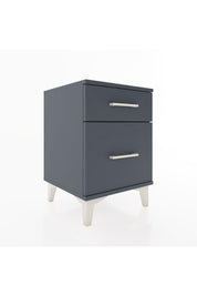 Hyperion Komodin 2 Çekmeceli 44x44x64 Antrasit-Antrasit