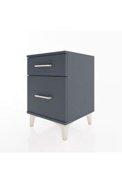 Hyperion Komodin 2 Çekmeceli 44x44x64 Antrasit-Antrasit