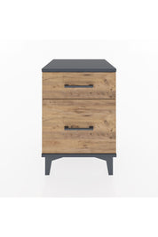 Hyperion Komodin 2 Çekmeceli 44x44x64 Antrasit-Çam