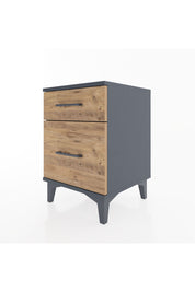 Hyperion Komodin 2 Çekmeceli 44x44x64 Antrasit-Çam