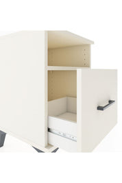 Hyperion Komodin Tek Raflı Tek Çekmeceli 44x44x64 Aytaşı-Aytaşı