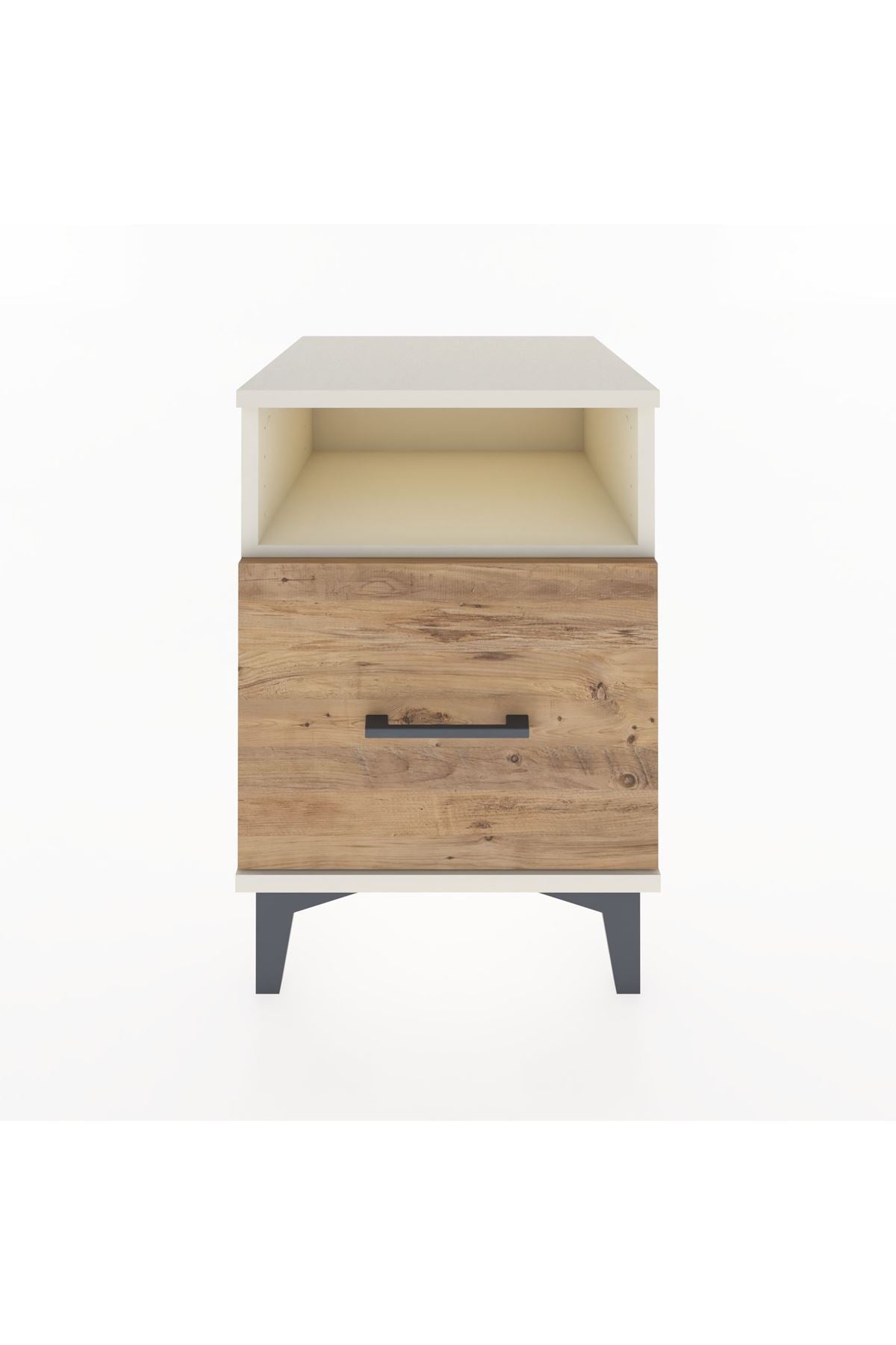 Hyperion Komodin Tek Raflı Tek Çekmeceli 44x44x64 Aytaşı-Çam