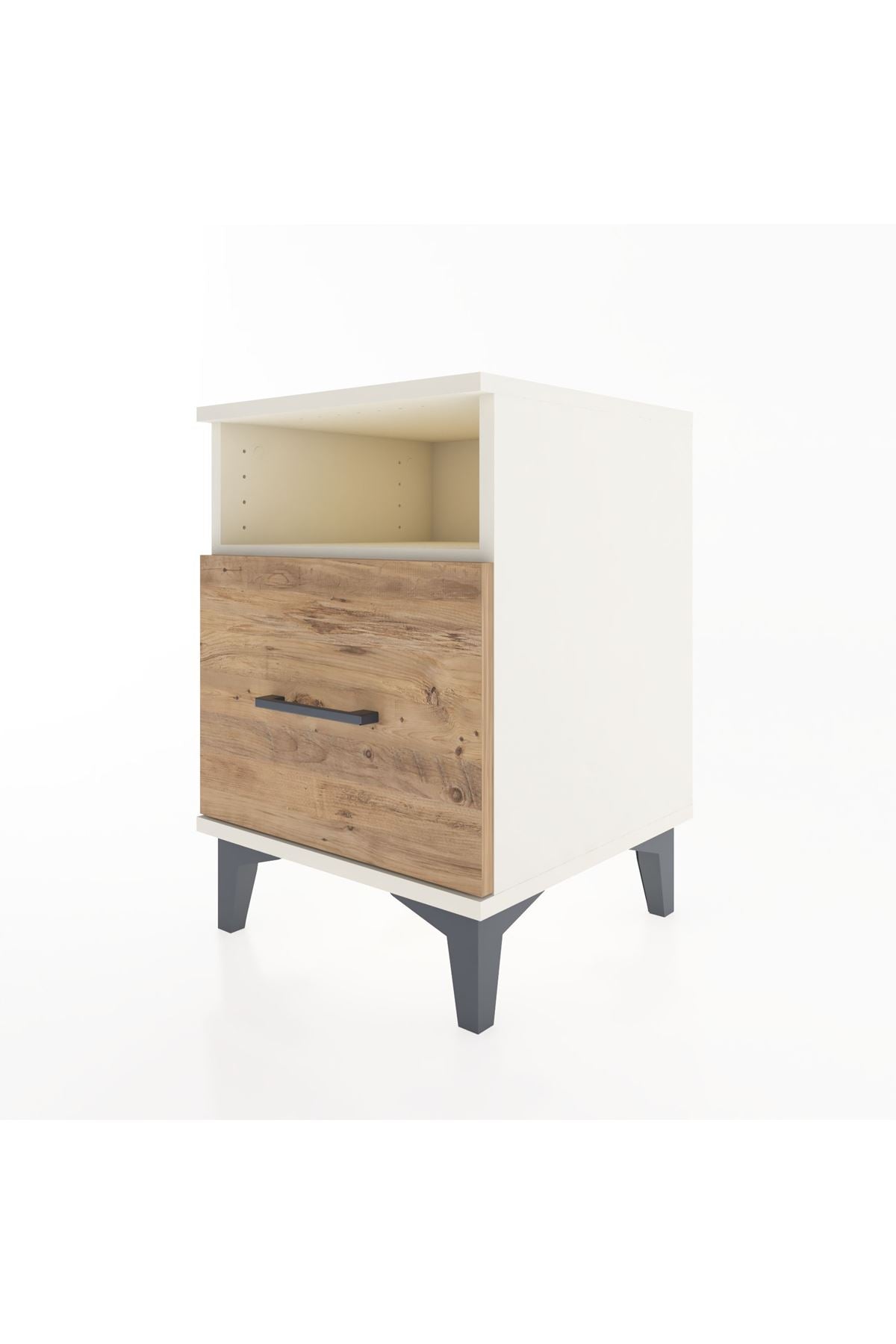 Hyperion Komodin Tek Raflı Tek Çekmeceli 44x44x64 Aytaşı-Çam