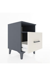 Hyperion Komodin Tek Raflı Tek Çekmeceli 44x44x64 Antrasit-Aytaşı