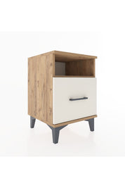 Hyperion Komodin Tek Raflı Tek Çekmeceli 44x44x64 Çam-Aytaşı