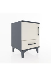 Hyperion Komodin Tek Raflı Tek Çekmeceli Tek Kapaklı 44x44x64 Antrasit-Aytaşı