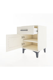 Hyperion Komodin Tek Çekmeceli Tek Kapaklı 44x44x64 Aytaşı-Aytaşı