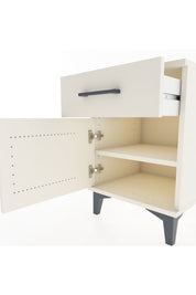 Hyperion Komodin Tek Çekmeceli Tek Kapaklı 44x44x64 Aytaşı-Aytaşı