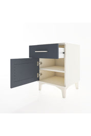 Hyperion Komodin Tek Çekmeceli Tek Kapaklı 44x44x64 Aytaşı-Antrasit