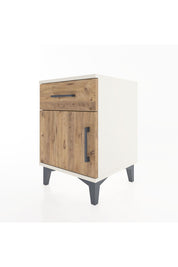 Hyperion Komodin Tek Çekmeceli Tek Kapaklı 44x44x64 Aytaşı-Çam