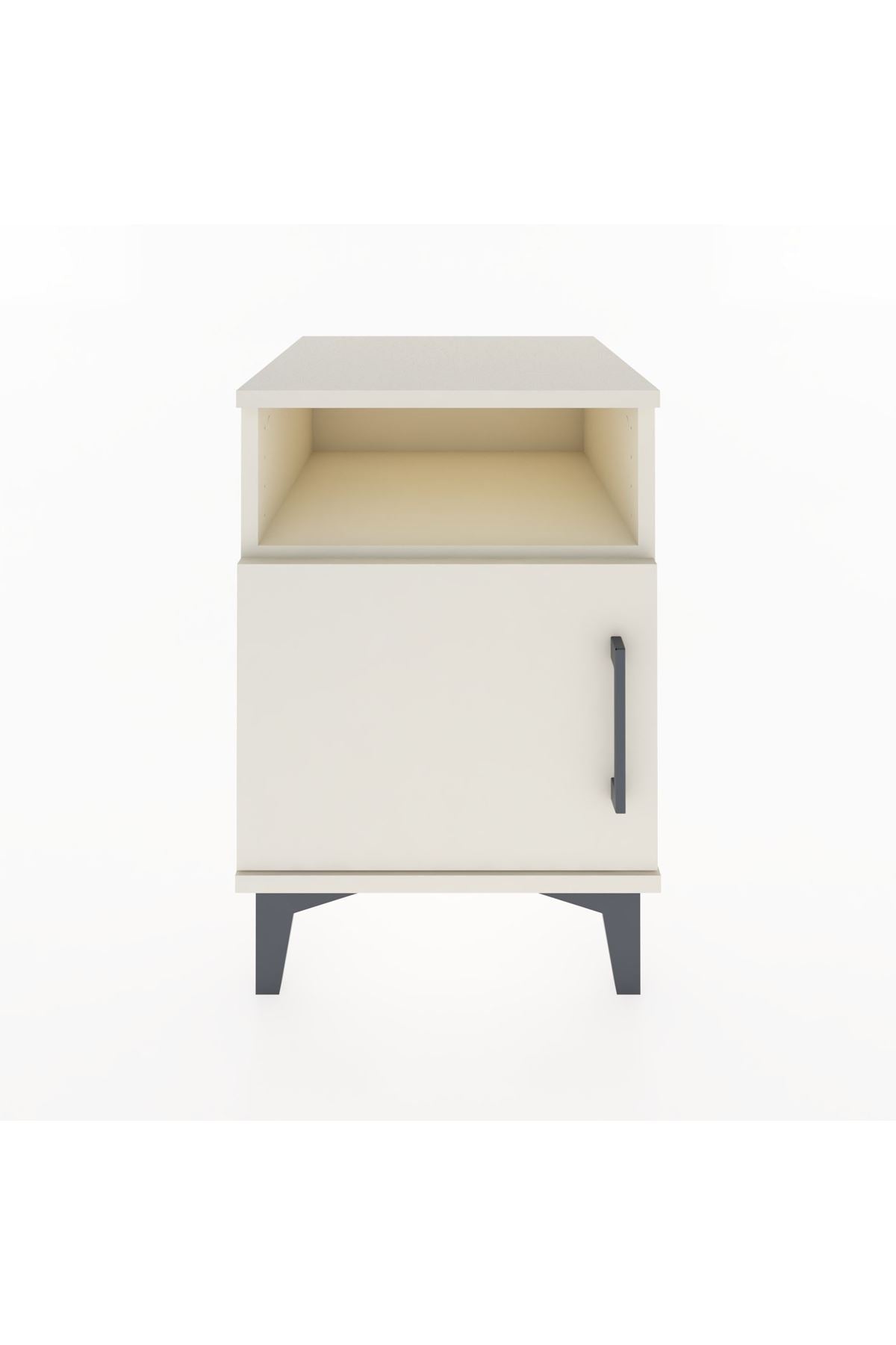 Hyperion Komodin Tek Raflı Tek Kapaklı 44x44x64 - S40M011V1B