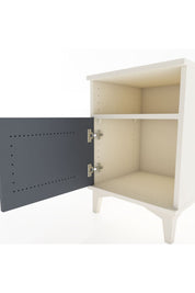 Hyperion Komodin Tek Raflı Tek Kapaklı 44x44x64 Aytaşı-Antrasit