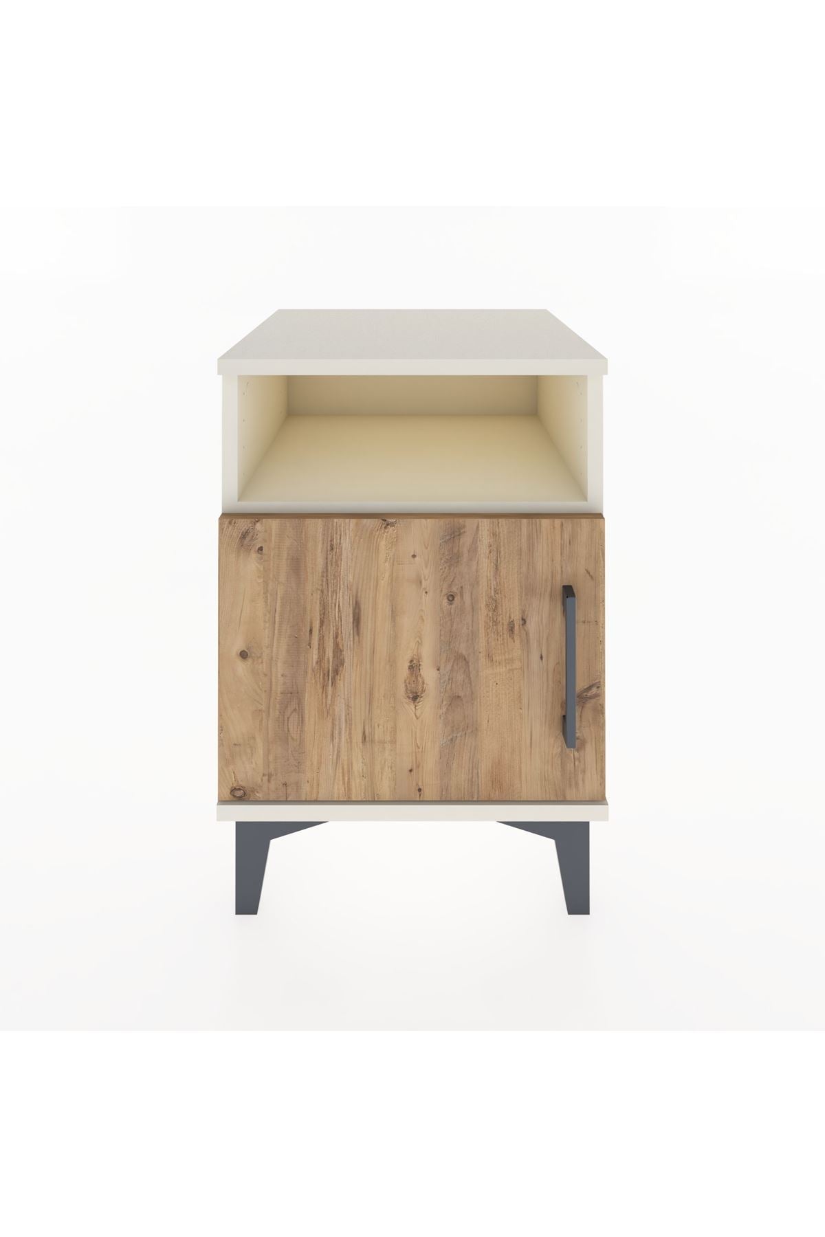 Hyperion Komodin Tek Raflı Tek Kapaklı 44x44x64 Aytaşı-Çam