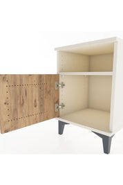 Hyperion Komodin Tek Raflı Tek Kapaklı 44x44x64 Aytaşı-Çam
