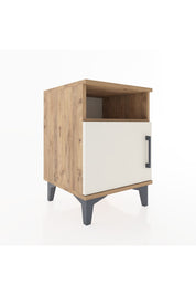 Hyperion Komodin Tek Raflı Tek Kapaklı 44x44x64 Çam-Aytaşı