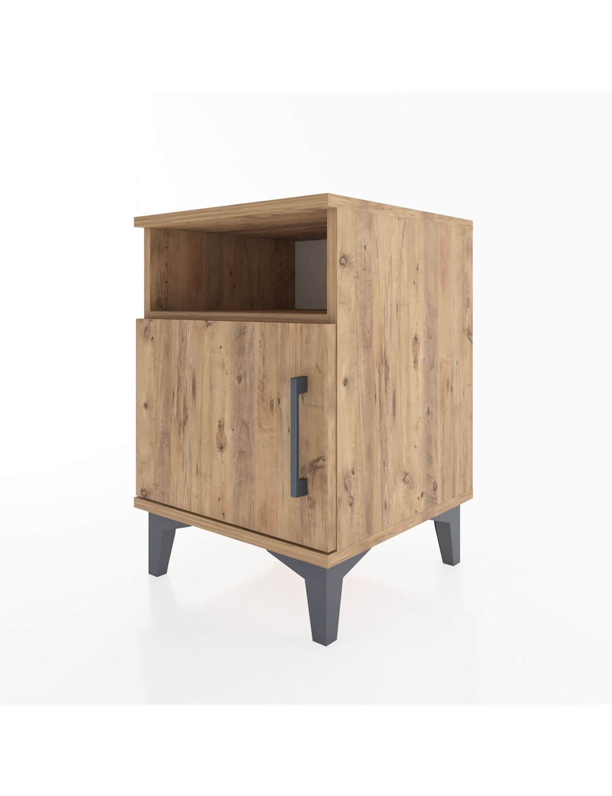 Hyperion Komodin Tek Raflı Tek Kapaklı 44x44x64 - S40M011V9B