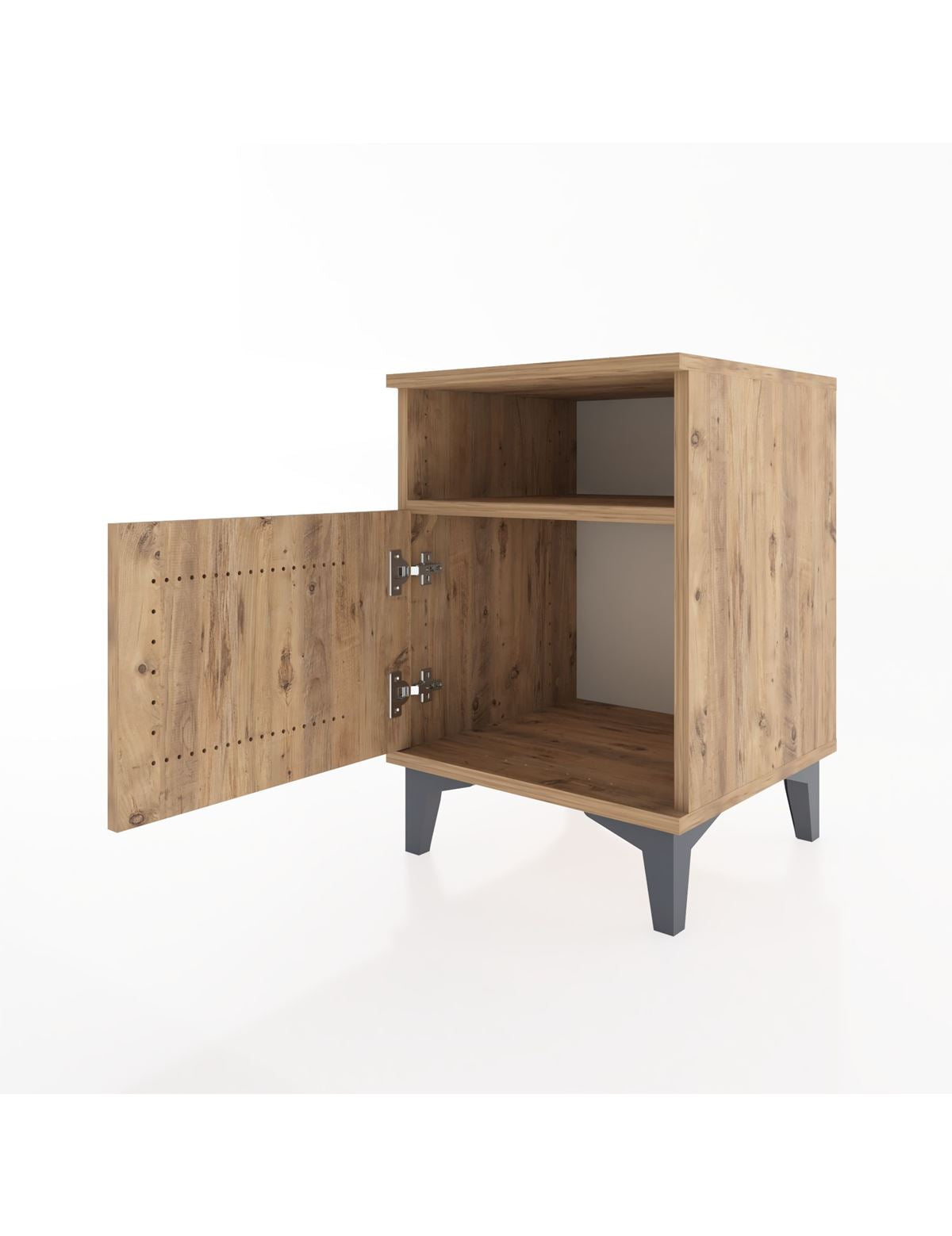 Hyperion Komodin Tek Raflı Tek Kapaklı 44x44x64 - S40M011V9B