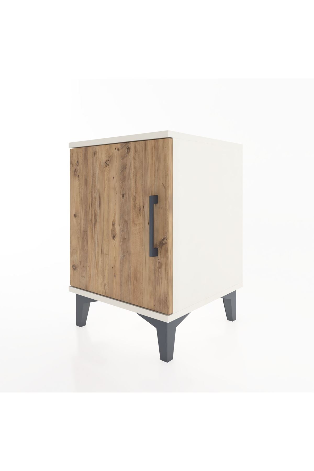 Hyperion Komodin Tek Raflı Tek Kapaklı 44x44x64 Aytaşı-Çam